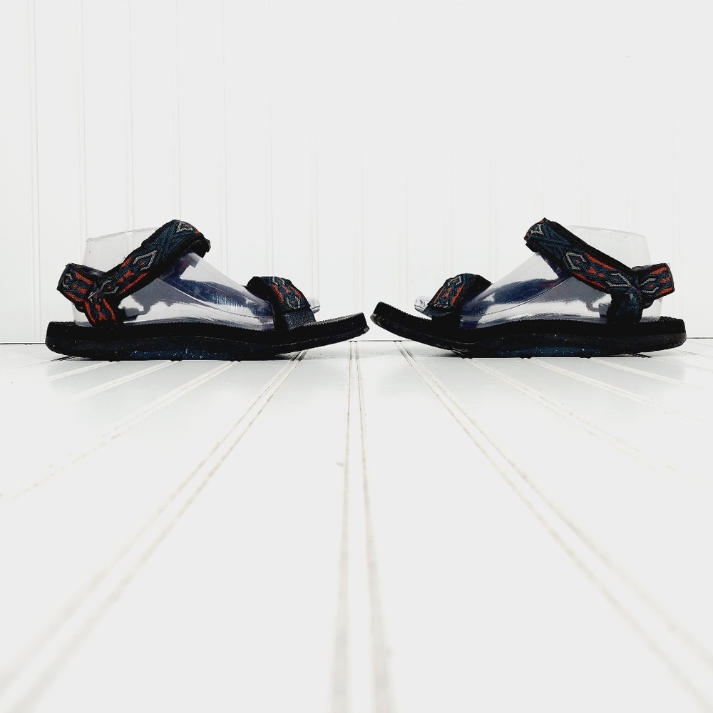 Teva Hurricane XLT2 Black Blue Slip On Comfy Flt Hiking Summer Sandals I633 - Picture 8 of 11